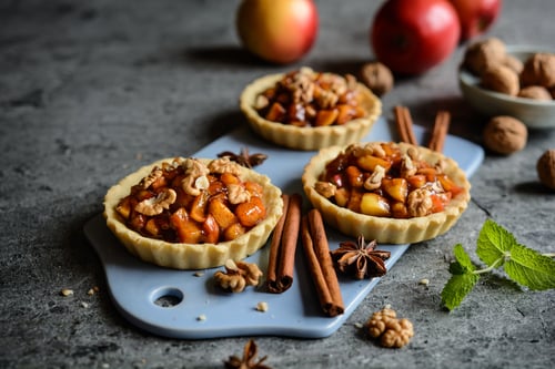 tartes aux pommes d'automne