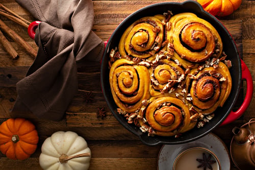 Cinnamon swirl cake