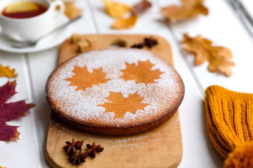 fall baking - autumn cookies