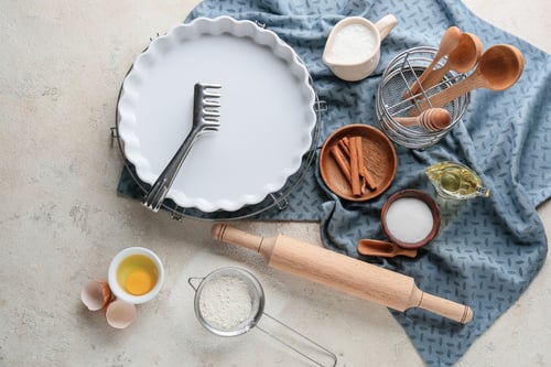 matériel et provisions de pâtisserie pour l'automne