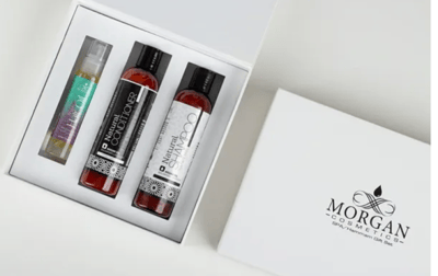 Morgan Cosmetics hårpleie-gavesett