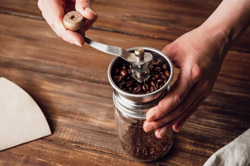 coffee grinder at home