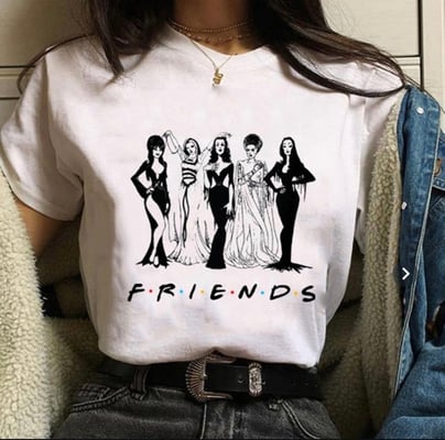 friends-halloween-tee-shirt