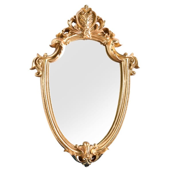 gold vintage glamour mirror