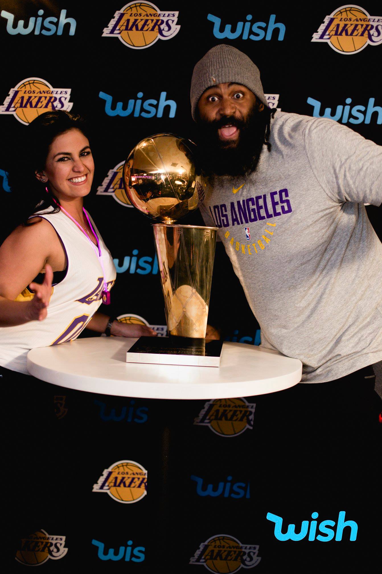 Replica Jersey Night with the Los Angeles Lakers + Wish Stars