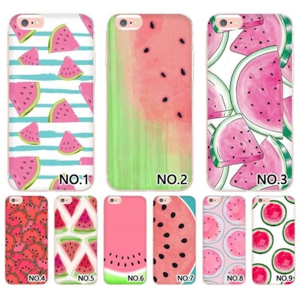 watermelon printed phone case