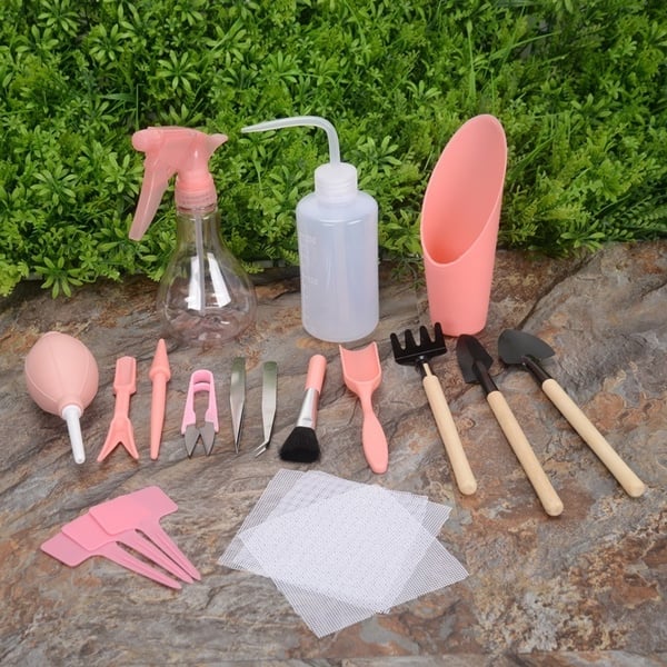 kids gardening toolset