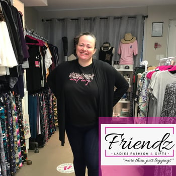 Melissa Parkes, owner of Friendz Leggings