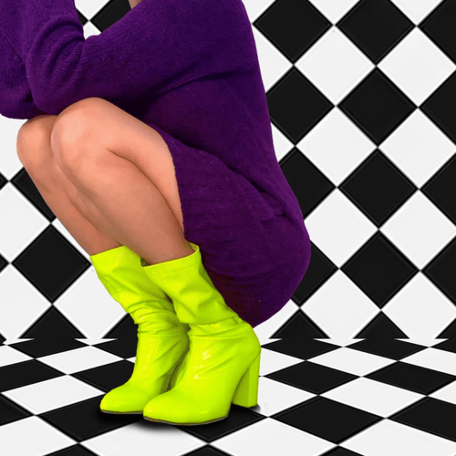 neon boots