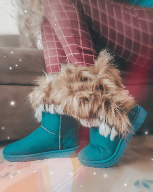 fuzzy boots