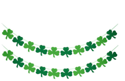 St. Patrick's Day Clover Banners - Party Supplies