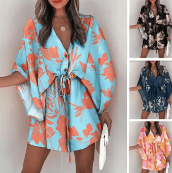 Women Fashion New Summer Casual Holiday Dresses Plus Size