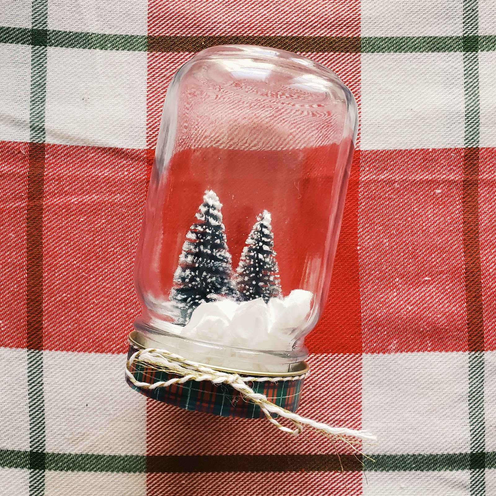 homemade snow globe