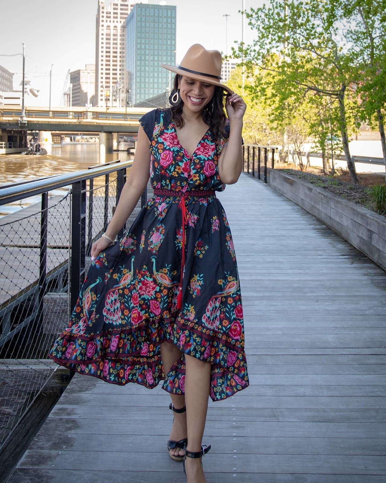 vestido floral primavera verano