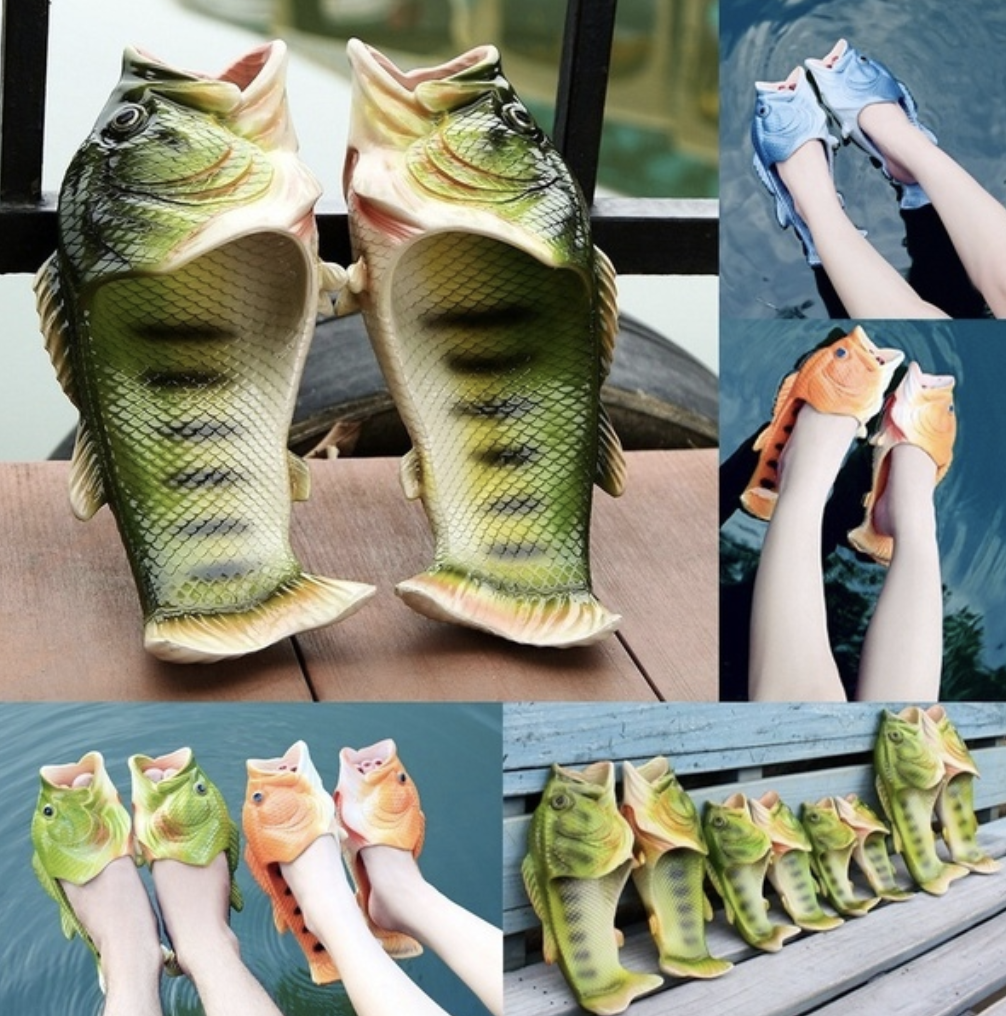 fish slippers