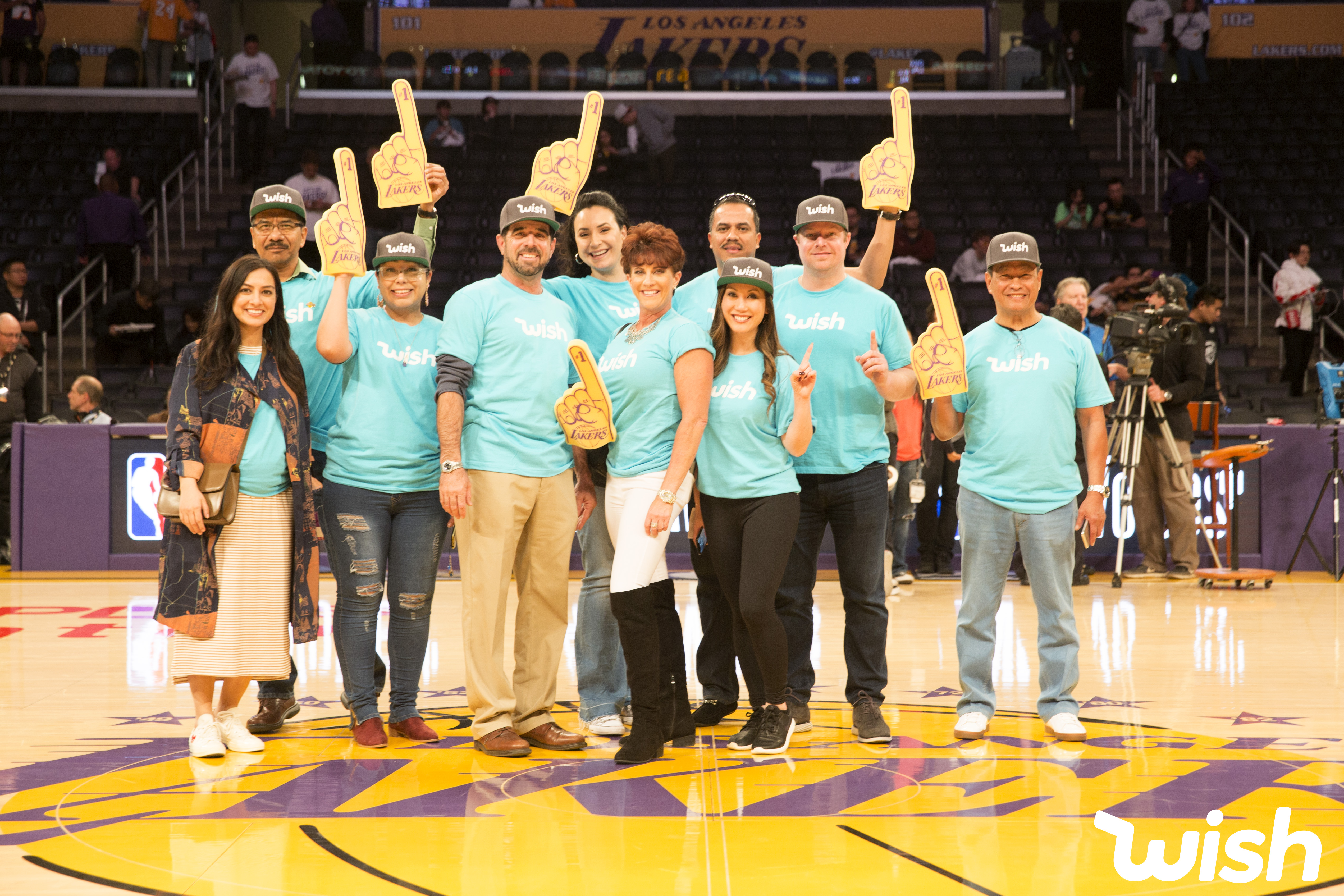 wish stars with the Lakers