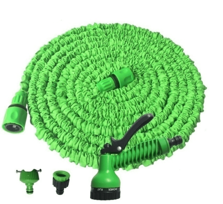 watering hose in circle coil