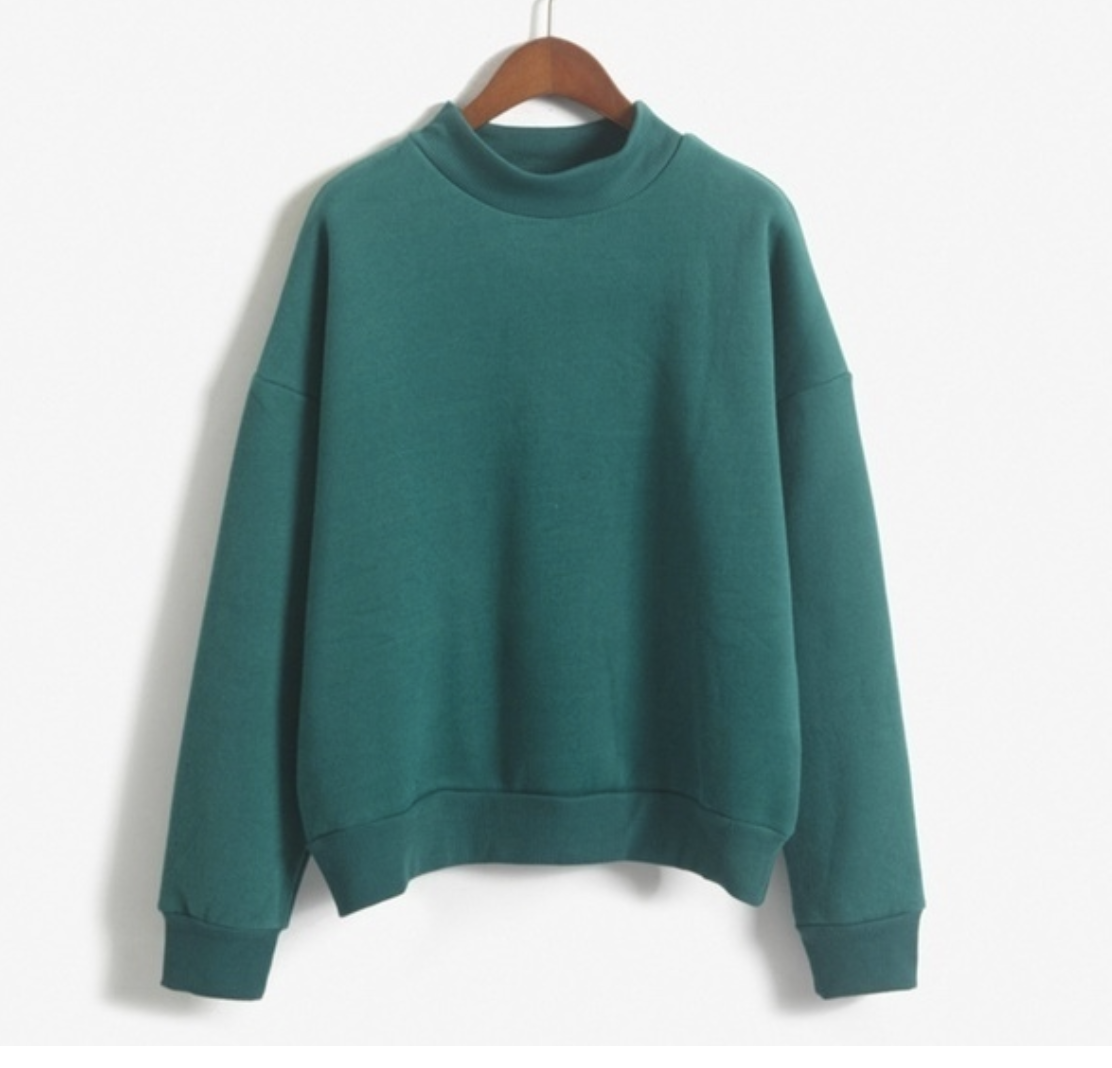 green-sweatshirt