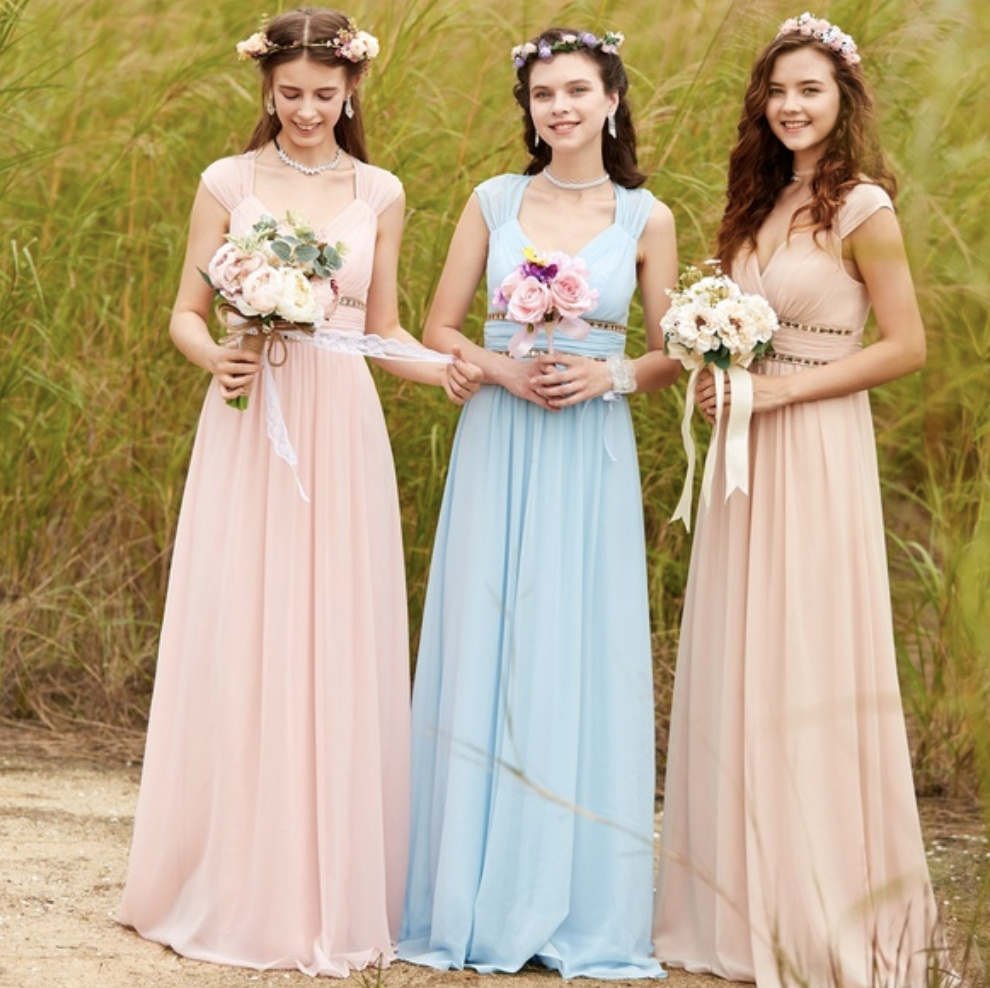 wedding, dress, bridesmaids