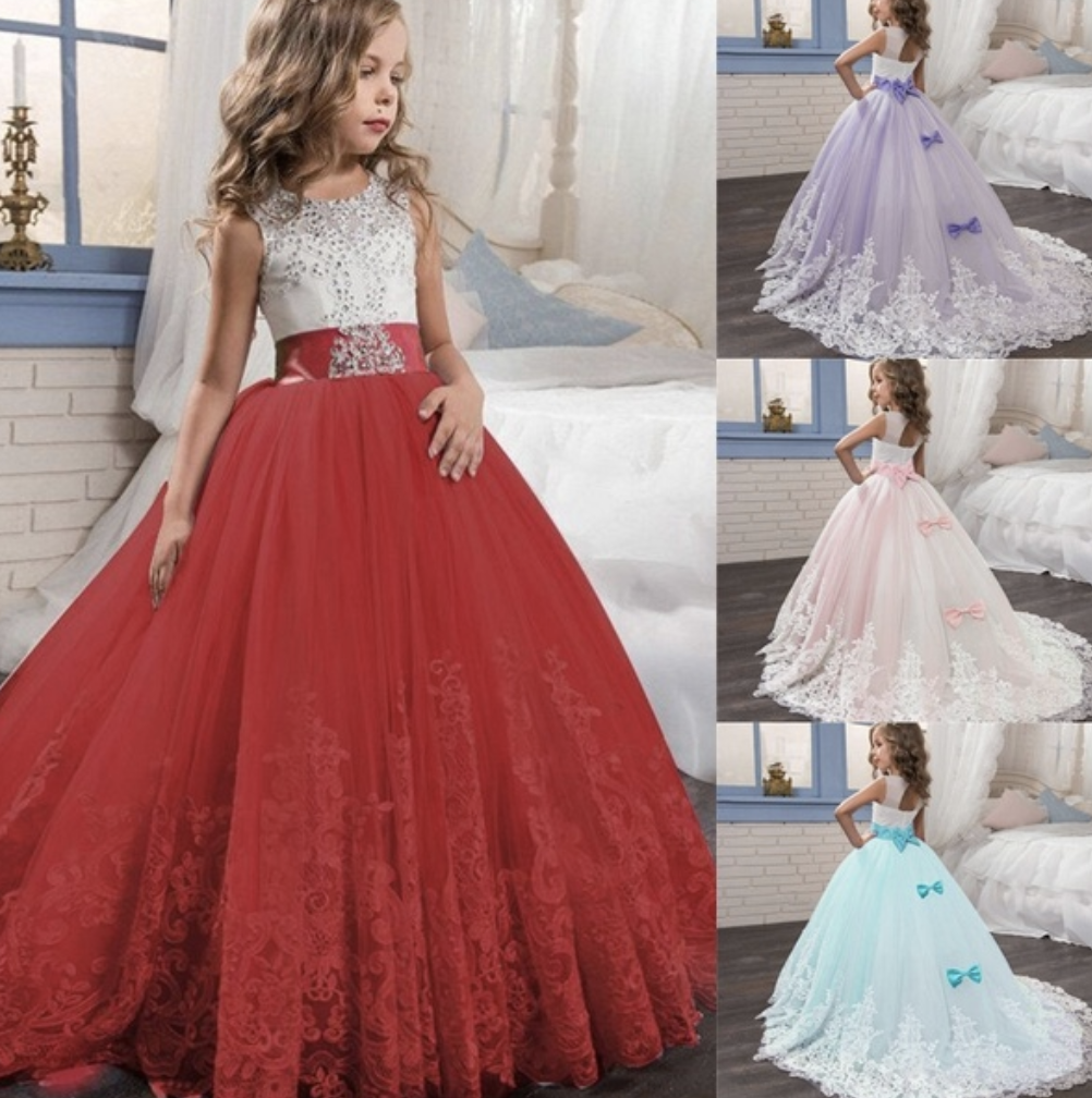 wedding, dress, flower girl, kids dress